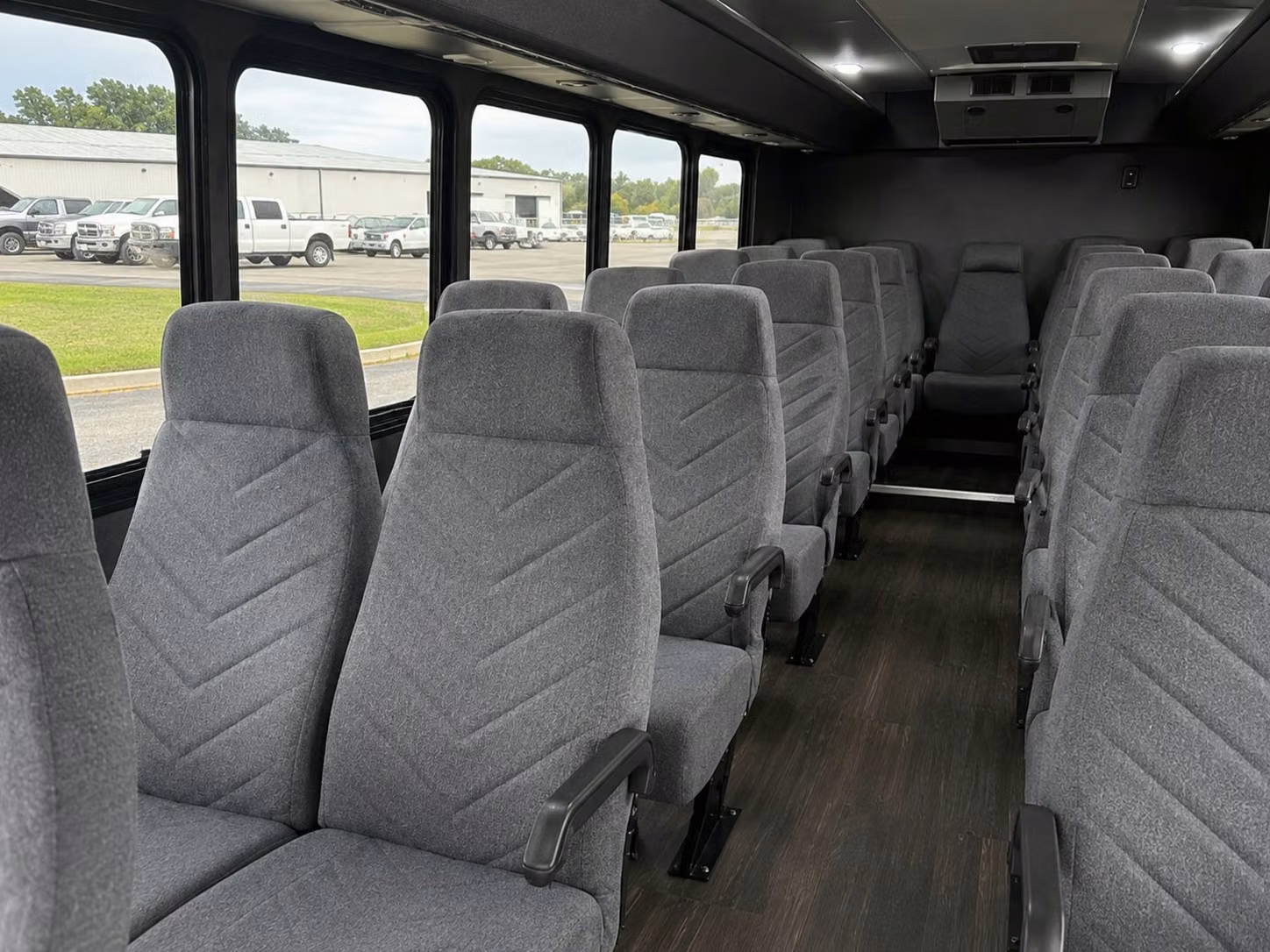 15 passenger minibus inside