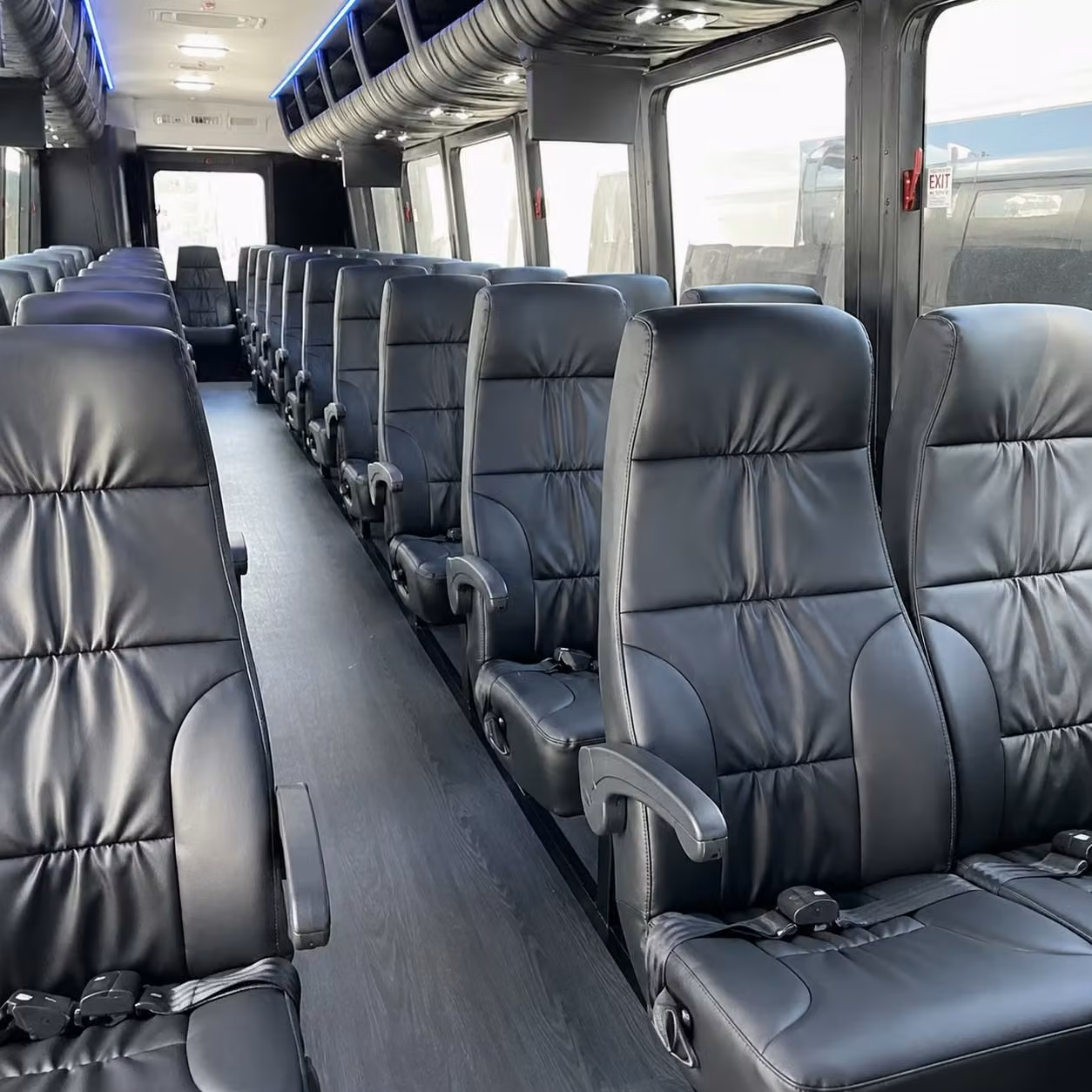 35 passenger minibus interior